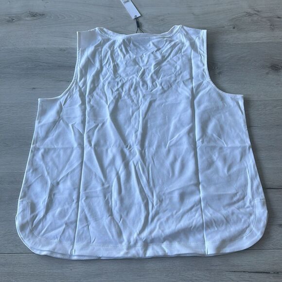 Chicos Grommet Neck Detail Tank Alabaster 2 NWT IN PACKAGE - Picture 7 of 10